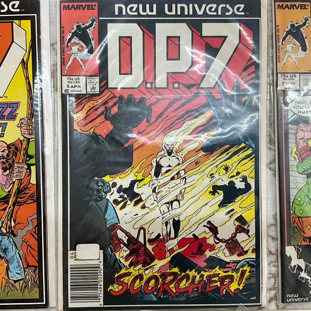 Marvel New Universe DP7 Comic‎ Book Lot Issues 4 5 6 7 8 9 Copper Age 1986-87